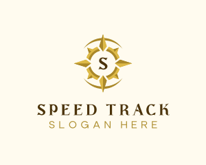 Direction Compass Tracking logo design