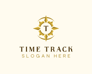 Direction Compass Tracking logo design