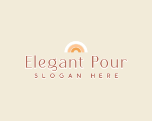 Elegant Rainbow Brand logo design