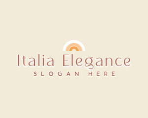 Elegant Rainbow Brand logo design