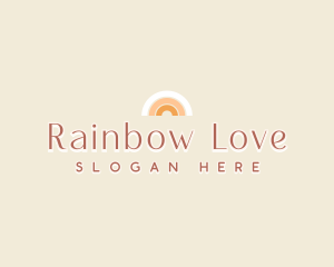 Elegant Rainbow Brand logo design