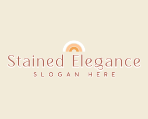 Elegant Rainbow Brand logo design