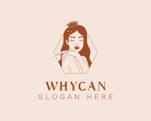 Pageant Woman Model Logo