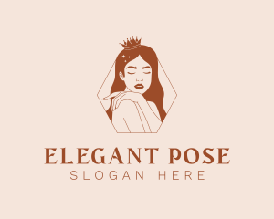 Model - Pageant Woman Model logo design