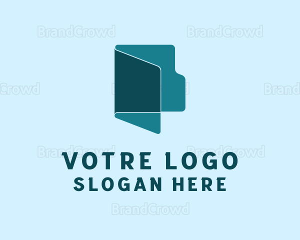 File Folder Document Logo