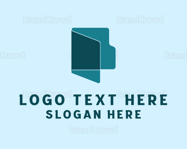 File Folder Document Logo