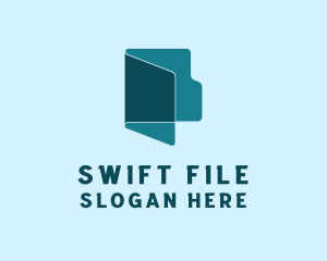 File - File Folder Document logo design