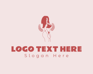 Seductive - Sexy Underwear Adult logo design