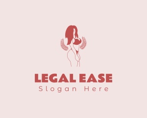 Woman - Sexy Underwear Adult logo design