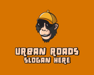 Streets - Hip Hop Cool Monkey logo design