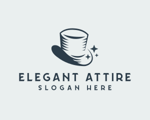 Attire - Top Hat Magician logo design