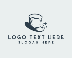 Act - Top Hat Magician logo design