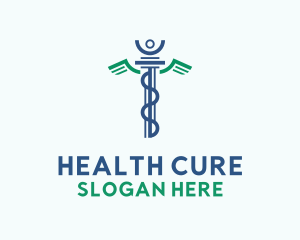Medication - Medical Hospital Caduceus logo design