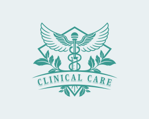 Caduceus Medical Syringe logo design