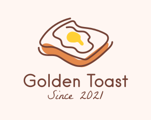 Toast - French Egg Toast logo design