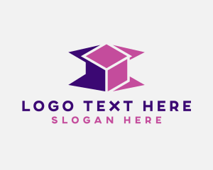 Box - Tech Cube App logo design
