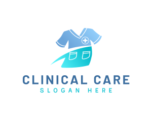 Scrubs Medical Nurse  logo design