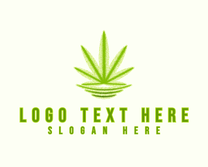 Organic - Medical Cannabis Leaf logo design