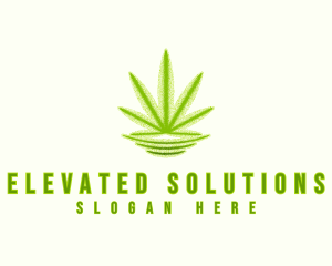 High - Medical Cannabis Leaf logo design