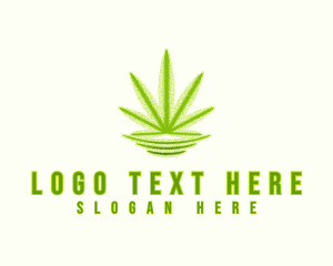 Ganja - Medical Cannabis Leaf logo design