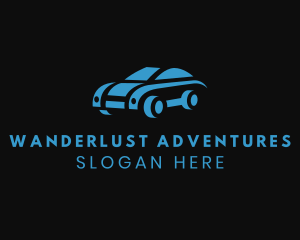 Touring - Car Silhouette Transport logo design