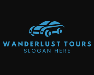 Touring - Car Silhouette Transport logo design