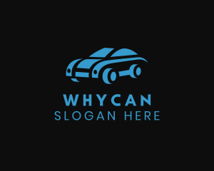 Car Club - Car Silhouette Transport logo design