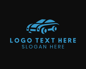 Machine - Car Silhouette Transport logo design