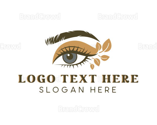 Organic Beauty Eyelash Logo