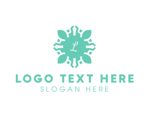 Textile Design - Floral Luxury Decoration logo design