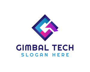 Letter G Digital Tech logo design