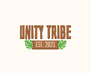 Tribe - Wooden Tiki Tribe logo design