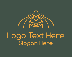 Coffee Farm - Coffee Plant Cultivation logo design