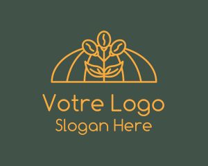 Bistro - Coffee Plant Cultivation logo design