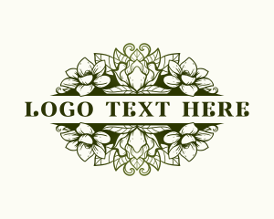 Gardening - Magnolia Flower Garden logo design