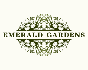 Magnolia Flower Garden logo design