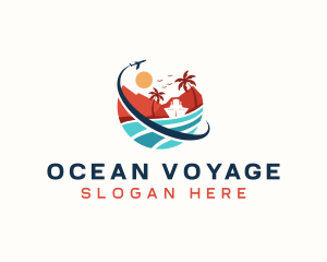 Cruise - Airplane Cruise Travel logo design