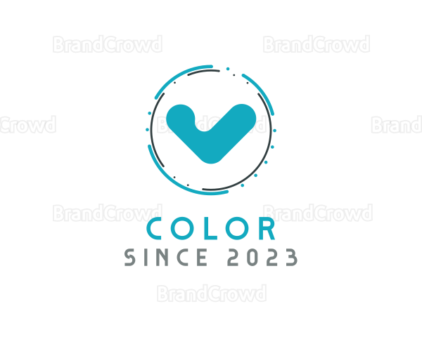 Blue Check Technology Logo