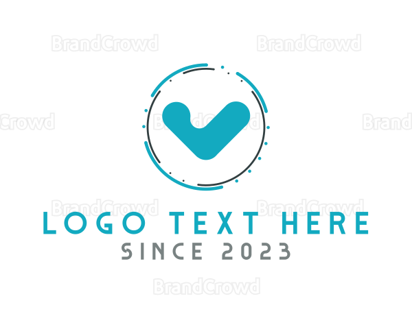 Blue Check Technology Logo