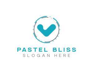 Blue Check Technology logo design