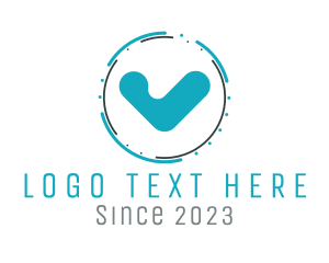 Verification - Blue Check Technology logo design
