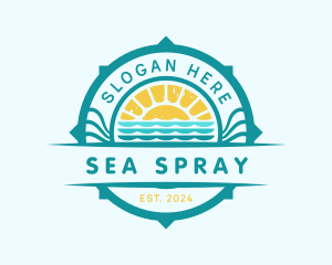 Summer Sea Sun logo design