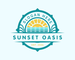 Summer Sea Sun logo design