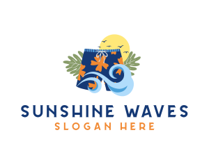 Summer - Summer Beach Trousers logo design