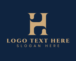 Premium Business Letter H logo design