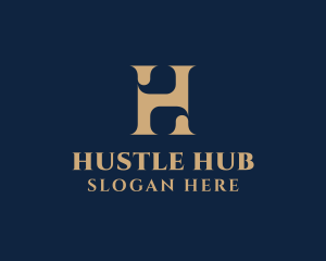 Premium Business Letter H logo design