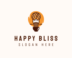 Happy Noodle Bar  logo design