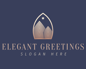 Elegant Real Estate Building logo design