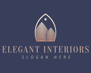 Elegant Real Estate Building logo design