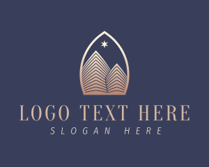 Architect - Elegant Real Estate Building logo design